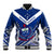 Samoan Rugby Manu Samoa 7s Polynesian Pattern Baseball Jacket LT14 Unisex Blue - Polynesian Pride