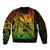 (Custom Personalised) Kakau Polynesian Tribal Hawaiian Turtle with Kanaka Maoli Reggae Bomber Jacket LT9 - Polynesian Pride