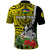 Custom New Caledonia Polynesian Coat Of Arms Mix Tropical Flowers Polo Shirt LT14 - Polynesian Pride