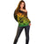 Kakau Polynesian Tribal Hawaiian Turtle with Kanaka Maoli Reggae Off Shoulder Sweater LT9 - Polynesian Pride