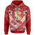 Tonga Polynesian Zip up Hoodie Tonga Flag Camisole Hibiscus Style Unisex Blue - Polynesian Pride