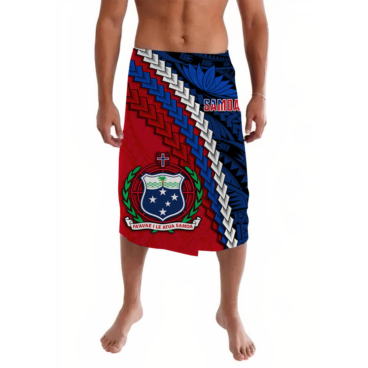 Samoa Polynesian Lavalava Quotes LT13 Red - Polynesian Pride