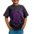 American Samoa Polynesian Custom T Shirt Vintage Polynesian Turtle (Purple) - Polynesian Pride