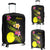 Palau Polynesian Luggage Covers - Plumeria Tribal Black - Polynesian Pride