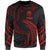 Federated States Of Micronesia Polynesian Sweater - Red Tribal Wave Unisex Red - Polynesian Pride