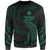 Marshall Islands Polynesian Sweater - Green Tribal Wave Unisex Green - Polynesian Pride