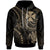 Wallis and Futuna Custom Hoodie Gold Turtle Unisex Gold - Polynesian Pride