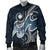 Nauru Polynesian Men's Bomber Jacket - Ocean Style - Polynesian Pride