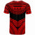 New Caledonia Custom T Shirt Tribal Pattern Cool Style Red Color - Polynesian Pride