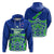 New Zealand South Island (Te Waipounamu) Pride Hoodie LT12 Unisex Blue - Polynesian Pride