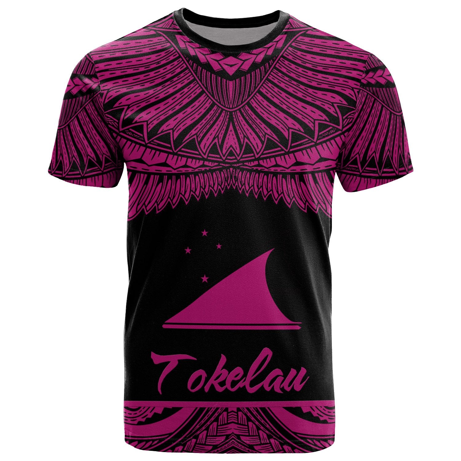 Tokelau Polynesian T Shirt Tokelau Pride Pink Version Unisex Pink - Polynesian Pride