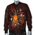 New Caledonia Polynesian Men's Bomber Jacket - Legend of New Caledonia (Red) - Polynesian Pride