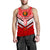 Tonga Rugby Mate Ma'a Tonga Tapa Pattern Men Tank Top - LT2 - Polynesian Pride