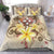 Kosrae Micronesia Bedding Set - Summer Tropical White - Polynesian Pride