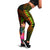 Federated States of Micronesia Polynesian Personalised Leggings - Hibiscus and Banana Leaves Reggae - Polynesian Pride