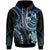 Tonga Custom Hoodie Blue Turtle Unisex Blue - Polynesian Pride