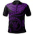 Niue Polynesian Polo Shirt Niue Waves (Purple) Unisex Purple - Polynesian Pride