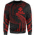 Wallis And Futuna Polynesian Sweater - Red Tribal Wave Unisex Red - Polynesian Pride