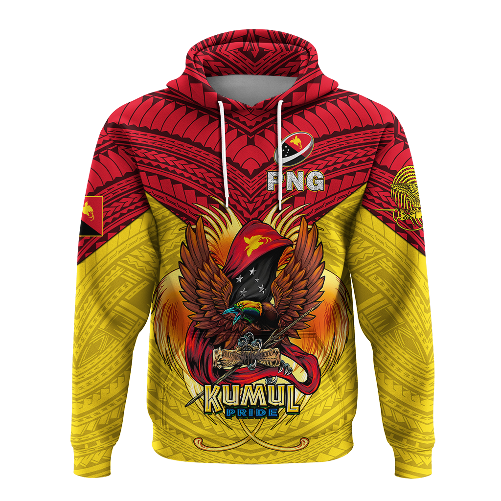 Papua New Guinea Rugby Kumul Pride Hoodie LT2 - Polynesian Pride