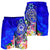 FSM Men's Shorts - Turtle Plumeria (Blue) - Polynesian Pride