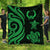 Pohnpei Premium Quilt - Green Tentacle Turtle Green - Polynesian Pride