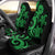 Tahiti Car Seat Covers - Green Tentacle Turtle Universal Fit Green - Polynesian Pride