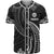 Tahiti Polynesian Baseball Shirt - White Tribal Wave Unisex White - Polynesian Pride