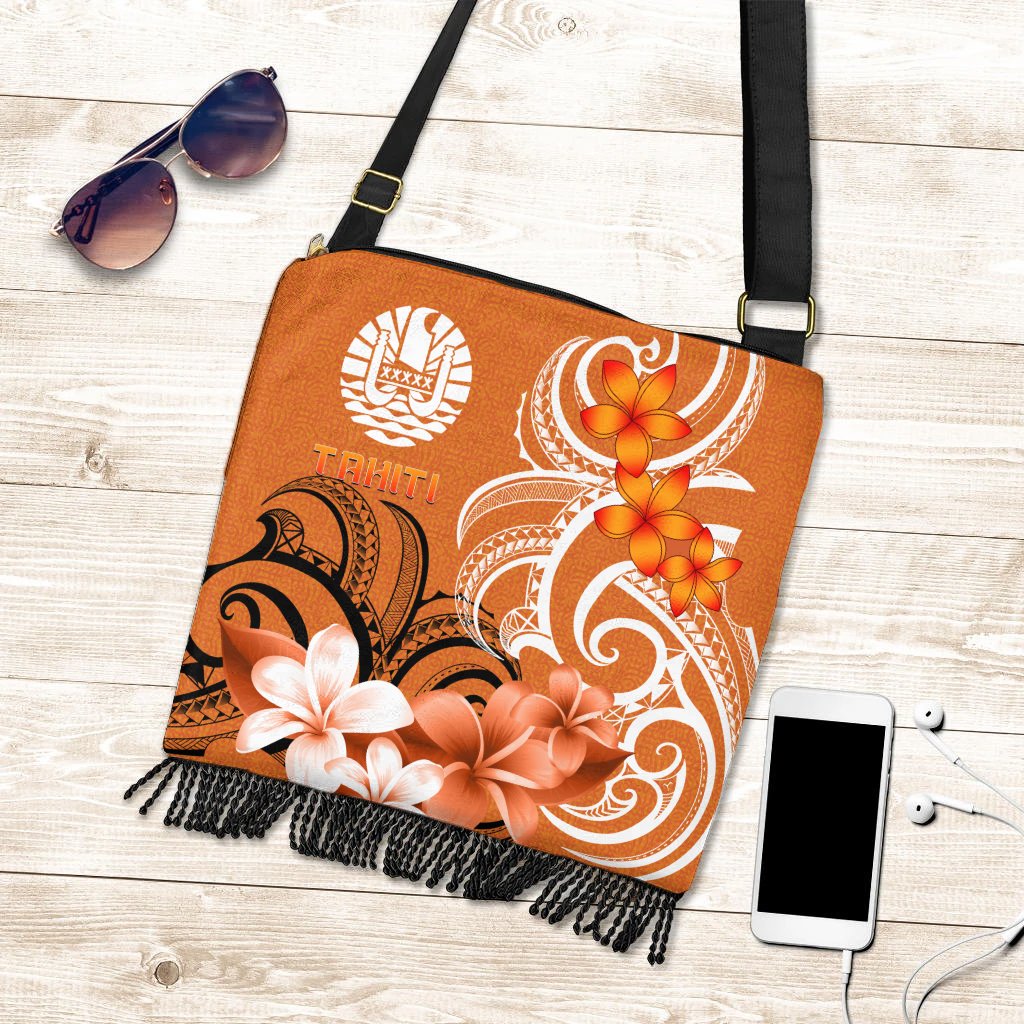 Tahiti Boho Handbag - Tahitians Spirit One Style One Size Orange - Polynesian Pride