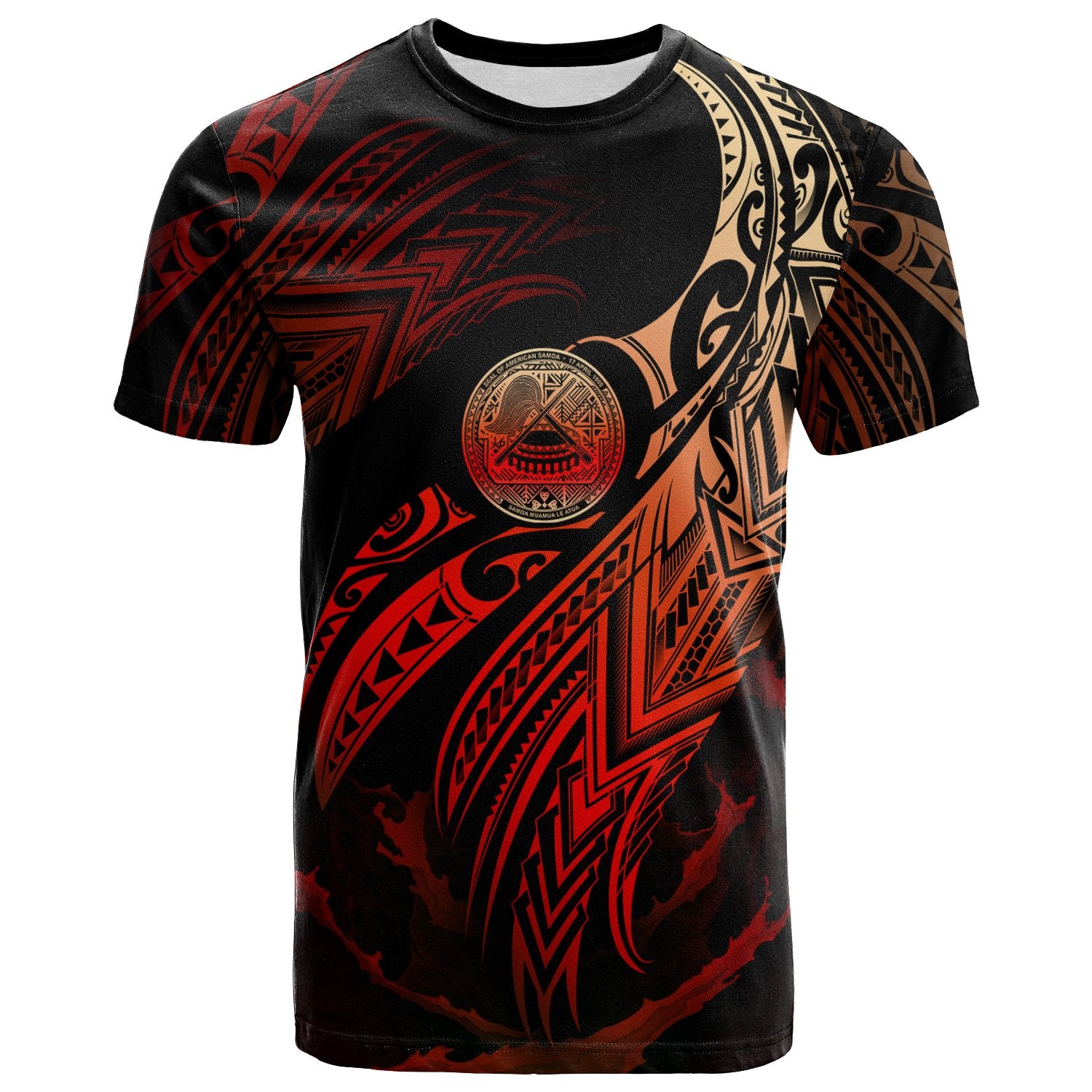 American Samoa Polynesian T Shirt American Samoa Legend Red Version Unisex Red - Polynesian Pride