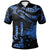 Papua New Guinea Polo Shirt Polynesian Tattoo Blue Version Unisex Blue - Polynesian Pride