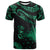 Papua New Guinea Polynesian T Shirt Poly Tattoo Green Version Unisex Art - Polynesian Pride