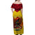 Papua New Guinea Rugby Kumul Pride Off Shoulder Long Dress - LT2 - Polynesian Pride