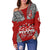 (Custom Personalised) Tonga Rugby Ikale Tahi Sipi Tau Women Off Shoulder Sweater - LT2 - Polynesian Pride