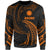 Nauru Polynesian Sweater - Orange Tribal Wave Unisex Orange - Polynesian Pride