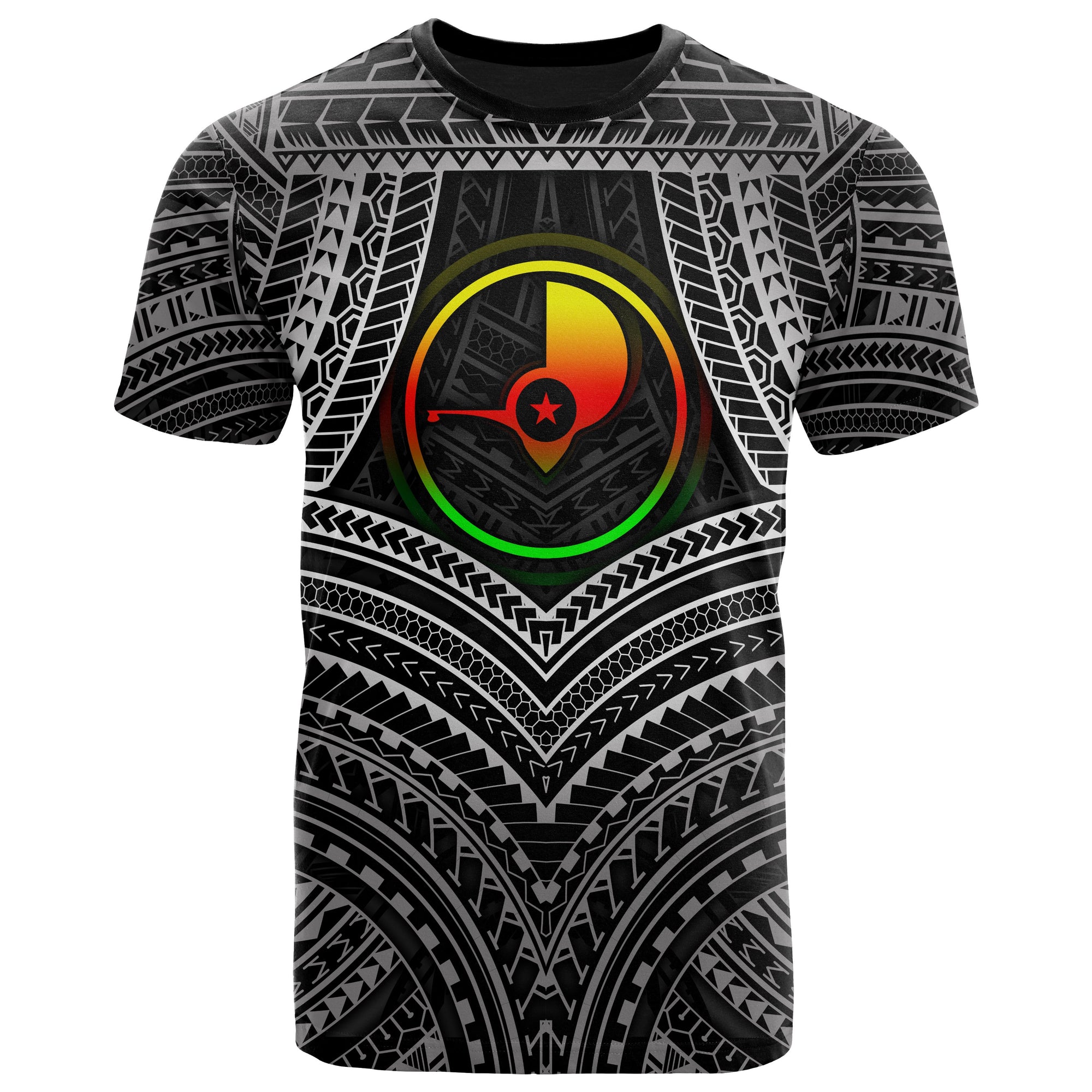 YAP Polynesian T Shirt Yap Flag Reggae Color Unisex Reggae - Polynesian Pride