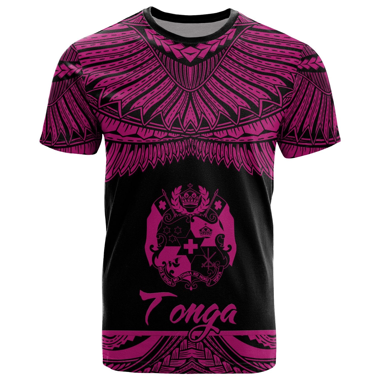 Tonga Polynesian T Shirt Tonga Pride Pink Version Unisex Pink - Polynesian Pride