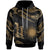 Marshall Islands Hoodie Polynesian Tattoo Gold Version Unisex Gold - Polynesian Pride