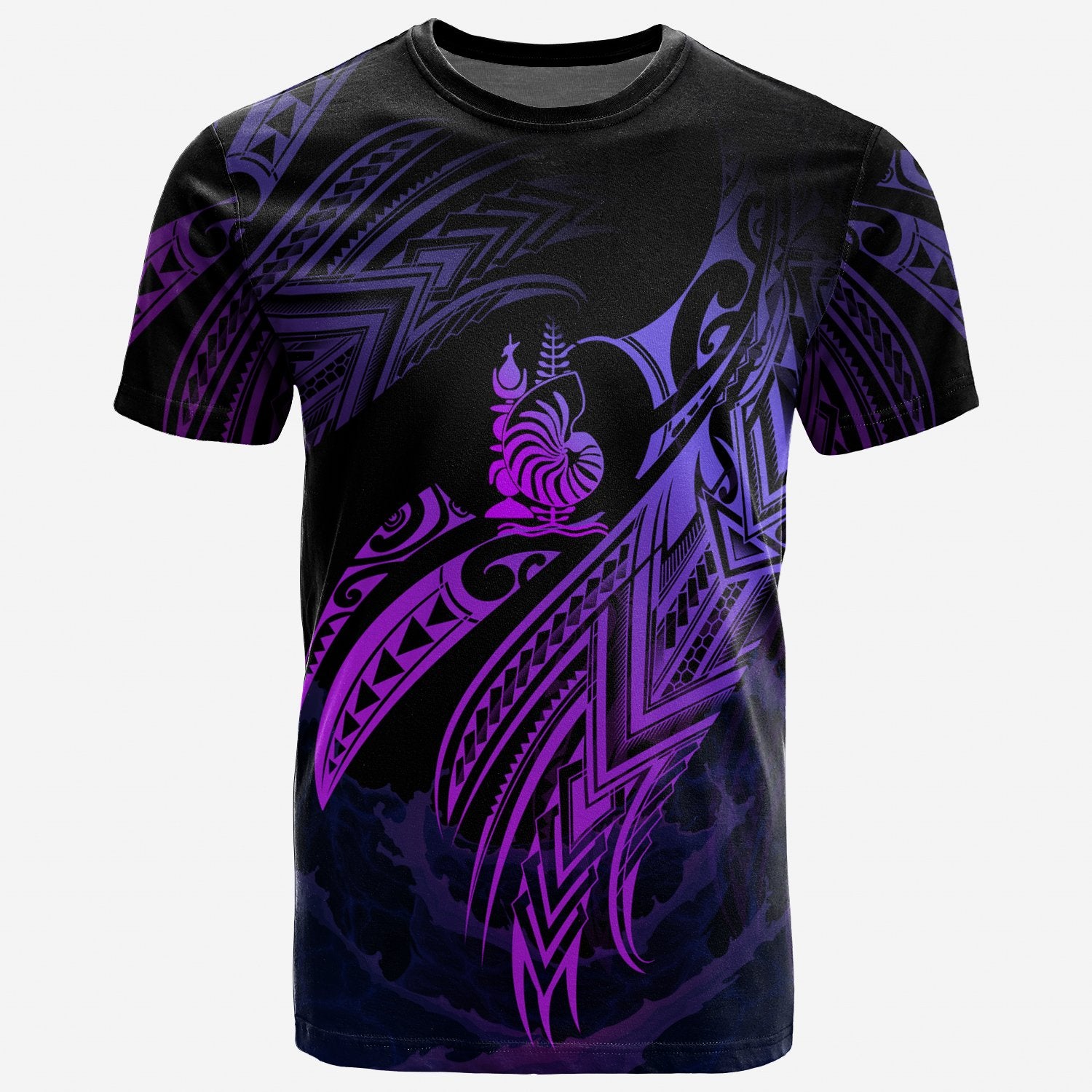 New Caledonia Polynesian T Shirt New Caledonia Legend Purple Version Unisex Purple - Polynesian Pride