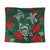 Hawaii Lehua Flowers Turtle Poly Tapestry - Ser Style - AH - Polynesian Pride