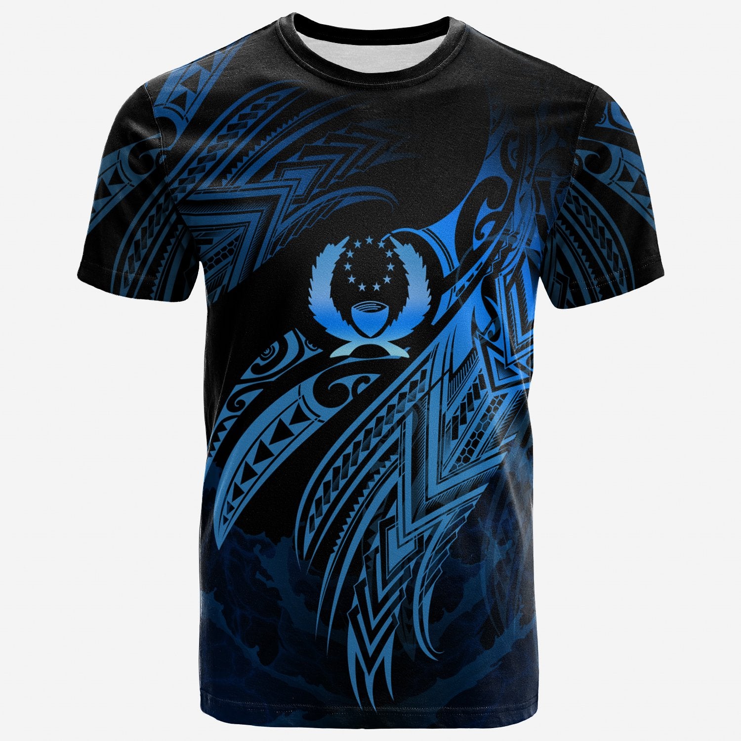 Pohnpei Micronesia T Shirt Micronesia Legend Blue Version Unisex Blue - Polynesian Pride