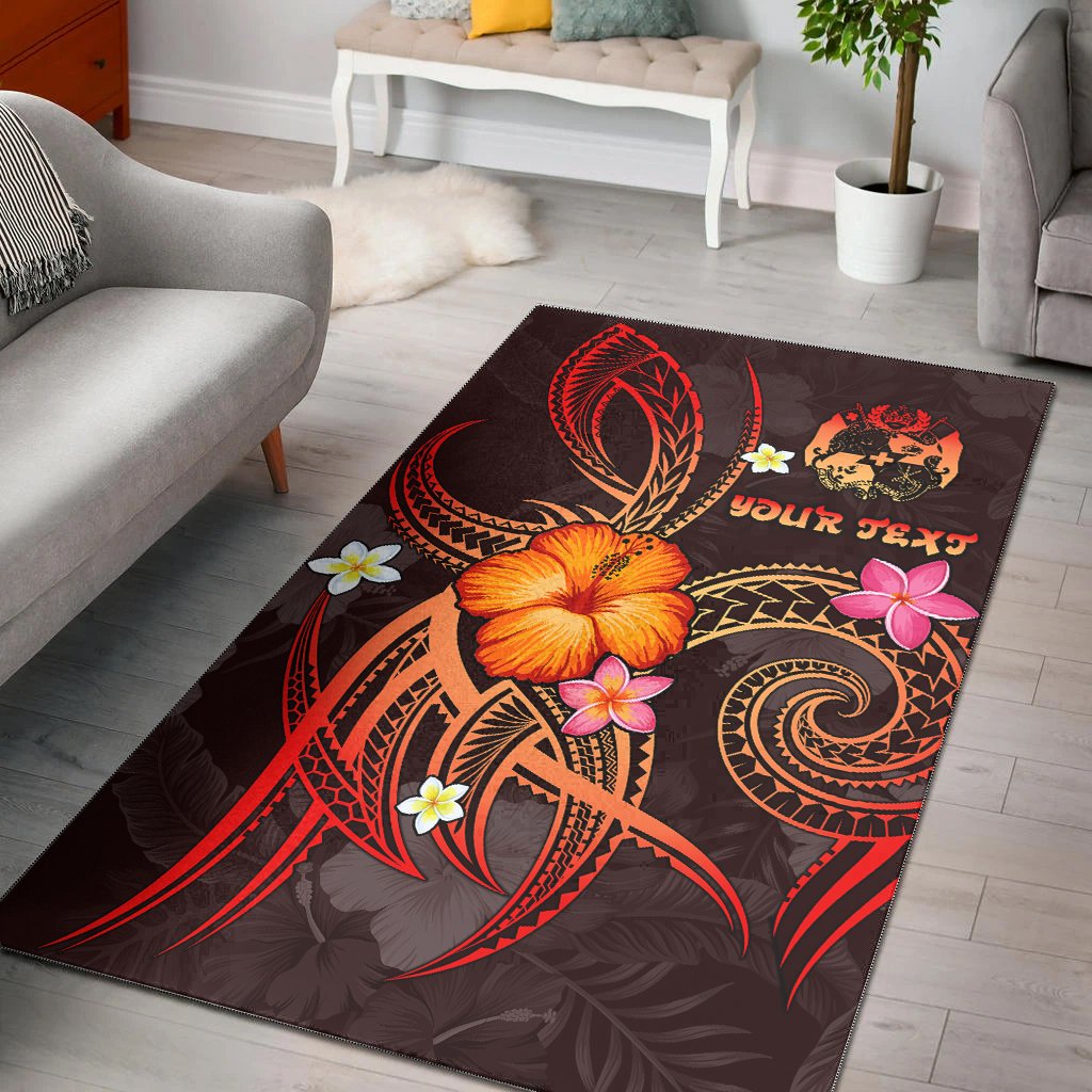 Tonga Polynesian Personalised Area Rug - Legend of Tonga (Red) Red - Polynesian Pride