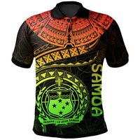 Polynesian Samoa Polo Shirt Samoan Waves (Reggae) Unisex Reggae - Polynesian Pride