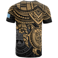 Federated States of Micronesia T Shirt F S M Seal Golden Turtle Hibiscus - Polynesian Pride