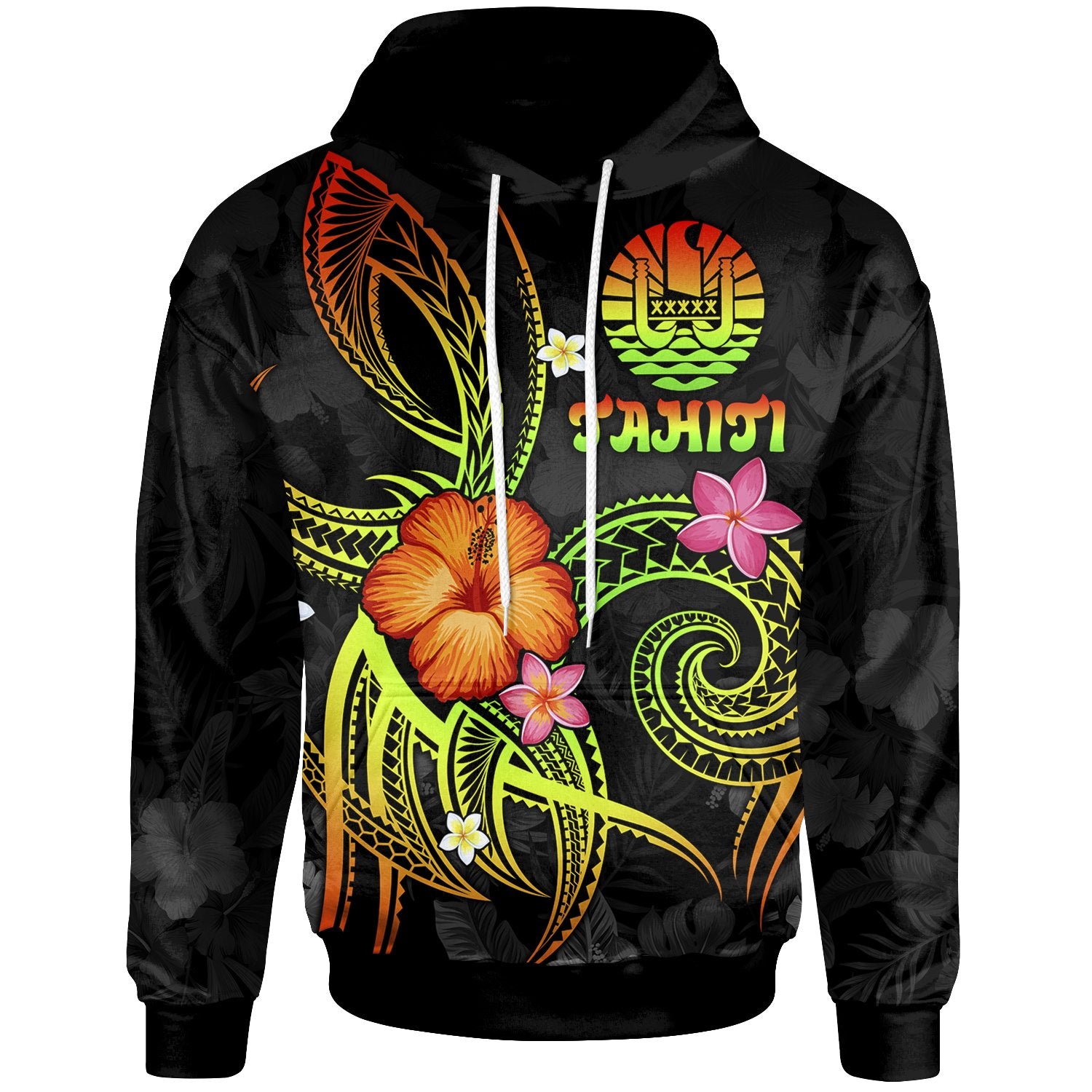 Polynesian Tahiti Hoodie Legend of Tahiti (Reggae) Unisex Reggae - Polynesian Pride