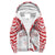 Hawaii Sherpa Hoodie - Kanaka Kahuku High School Sherpa Hoodie Demodern Style AH White - Polynesian Pride