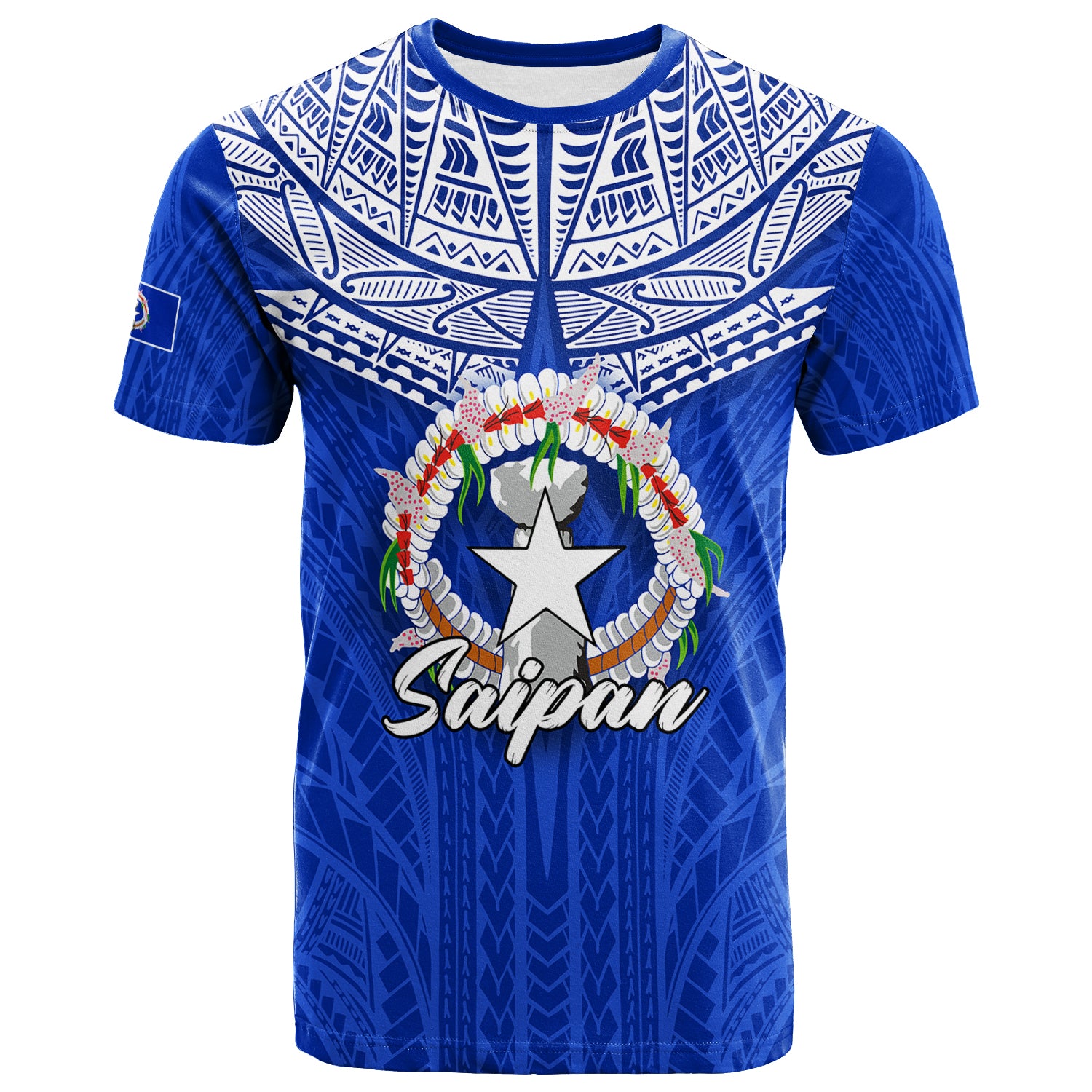 Custom Northern Mariana Islands Saipan T Shirt LT12 Unisex Blue - Polynesian Pride