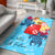 Wallis and Futuna Area Rug - Tropical Style Blue - Polynesian Pride