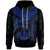 Vanuatu Polynesian Hoodie Vanuatu Waves (Blue) Unisex Blue - Polynesian Pride