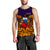 Samoa Men Tank Top - Hibiscus With Tribal - LT12 - Polynesian Pride