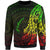 Pohnpei Sweatshirt - Polynesian Pattern Style Reggae Color Unisex Reggae - Polynesian Pride